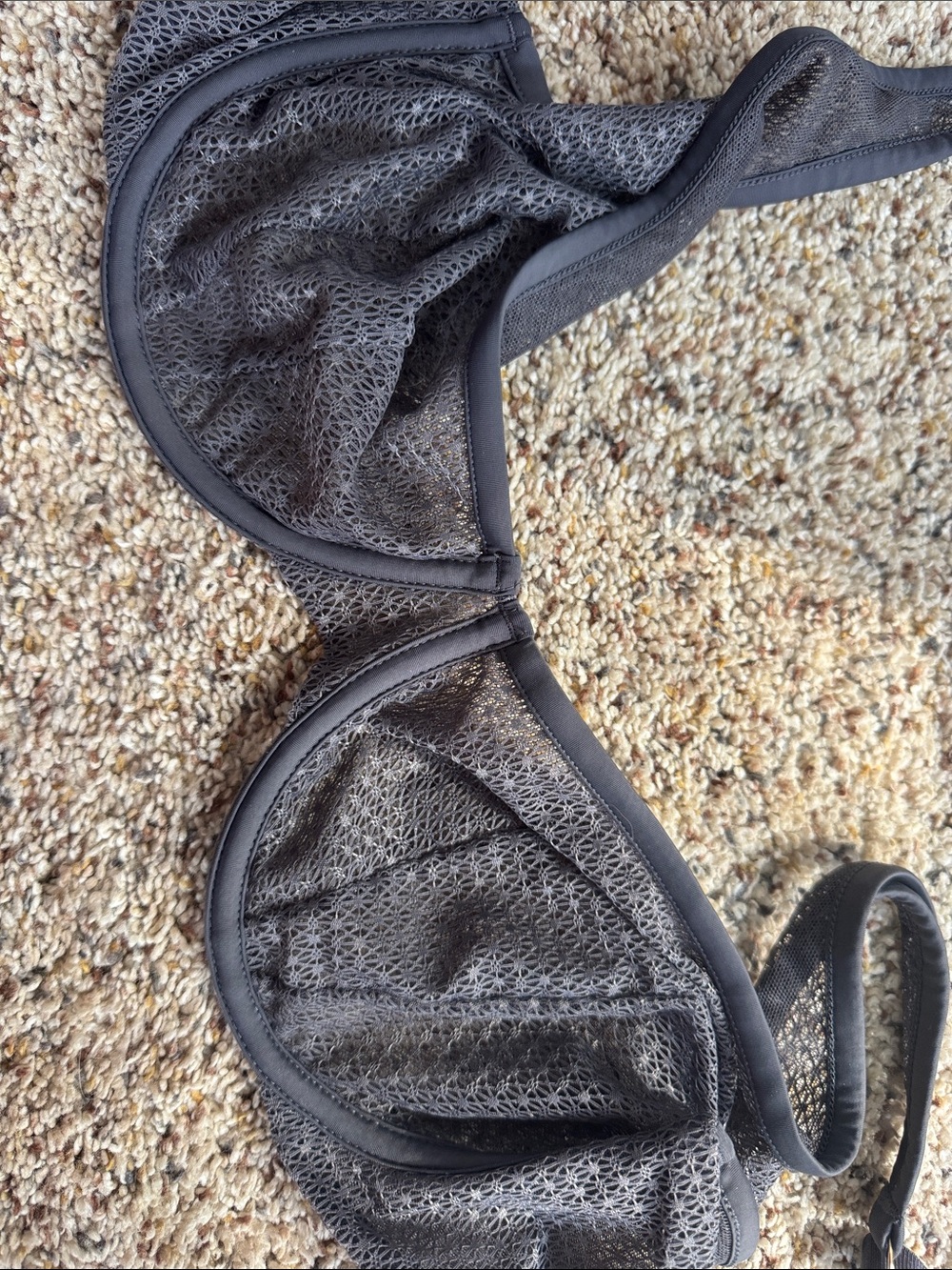 ThirdLove Charcoal Gray Sheer Underwire Bra - Picture 3 of 4